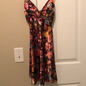 Body Central. Size Small. Red with floral pattern